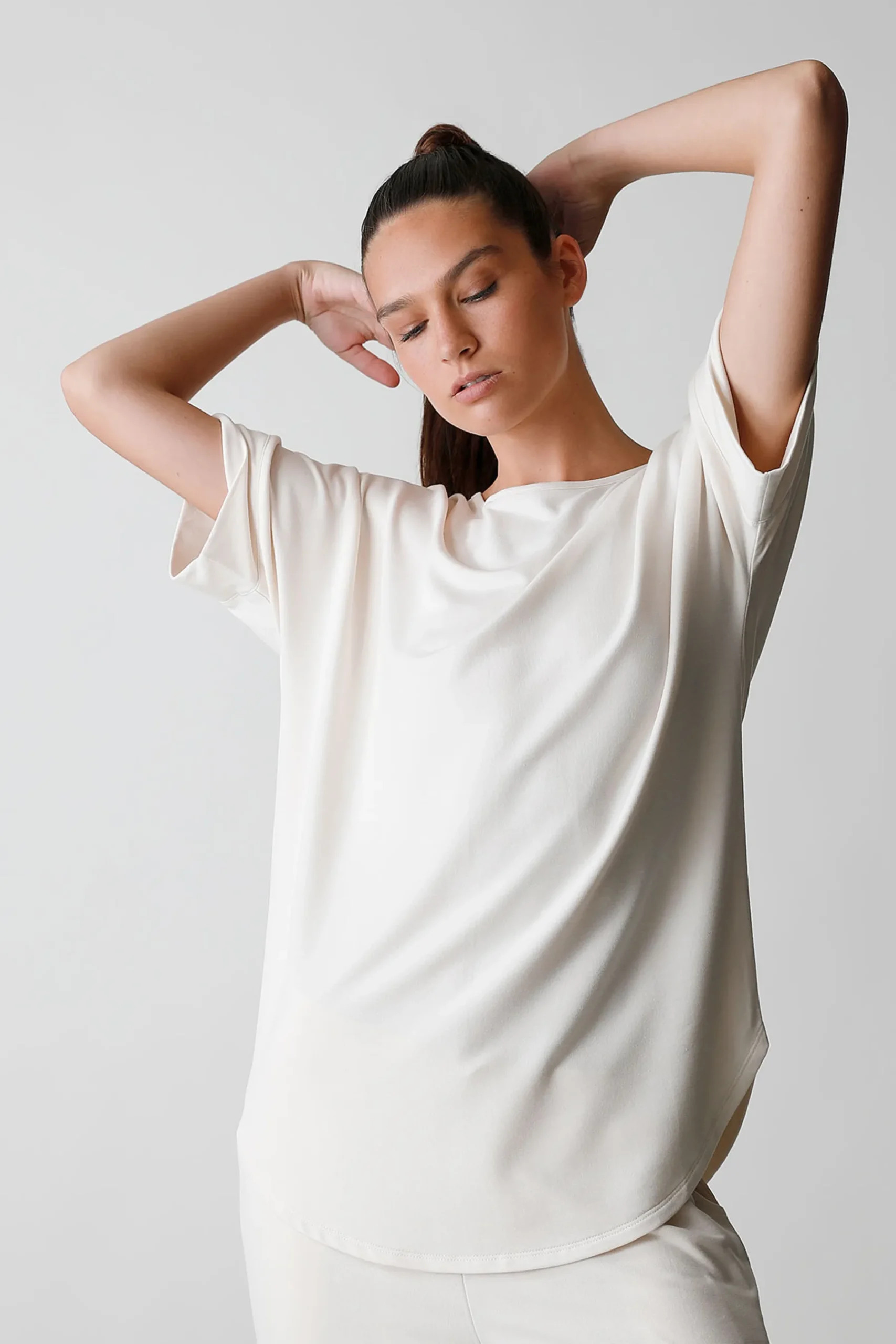 Natori Pajama Tops|Lounge Tops-Mirage Short Sleeve Top