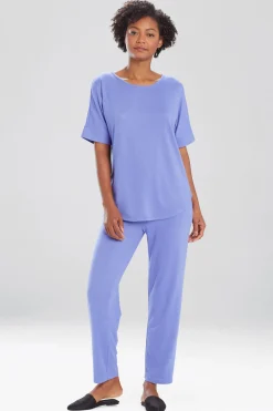 Natori Pajama Tops|Lounge Tops-Mirage Short Sleeve Top