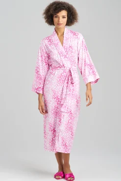 Natori Robes & Kimonos-Misty Leopard Cozy Knit Robe