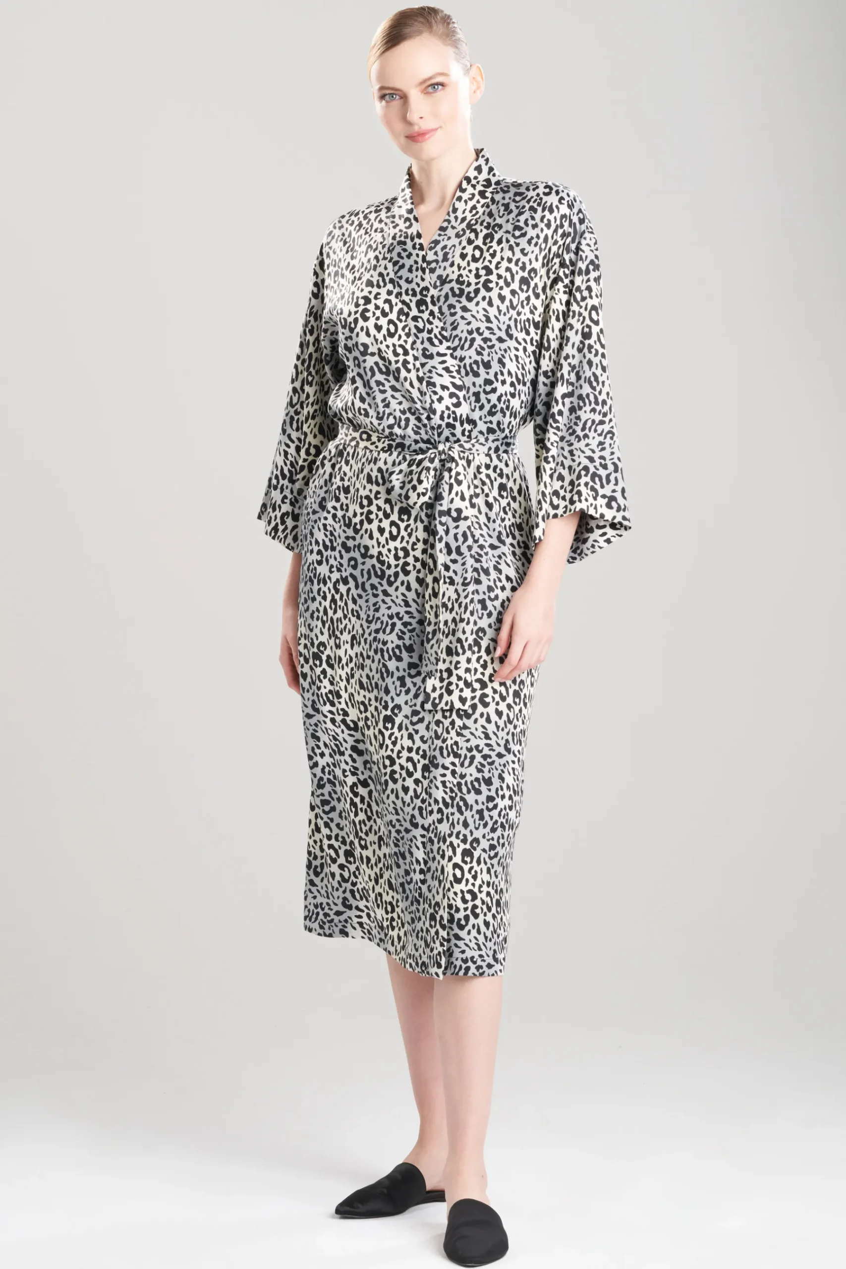 Natori Robes & Kimonos|Bridesmaid Pajamas & Robes-Misty Leopard Robe