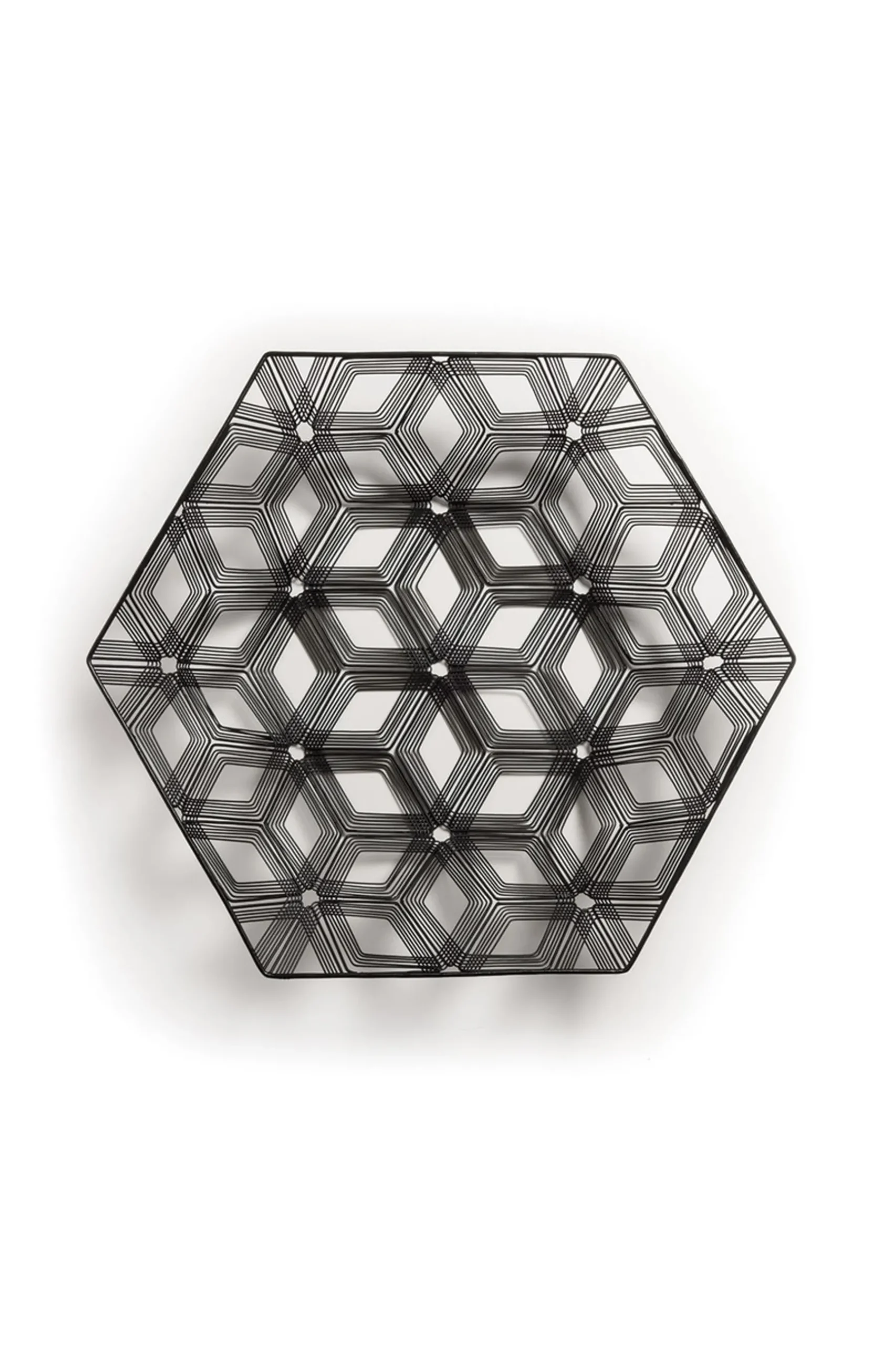 Natori Home Accents-Naga Hexagon Tray