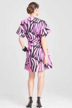 Natori Dresses-Nagashi Cotton Chino Belted Shirtdress