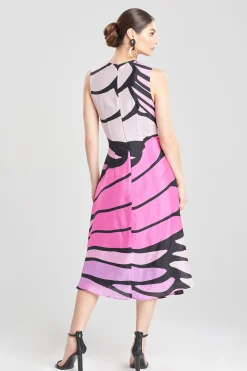 Natori Dresses|Wedding Guest Dresses-Nagashi Obi Silk Drape Dress