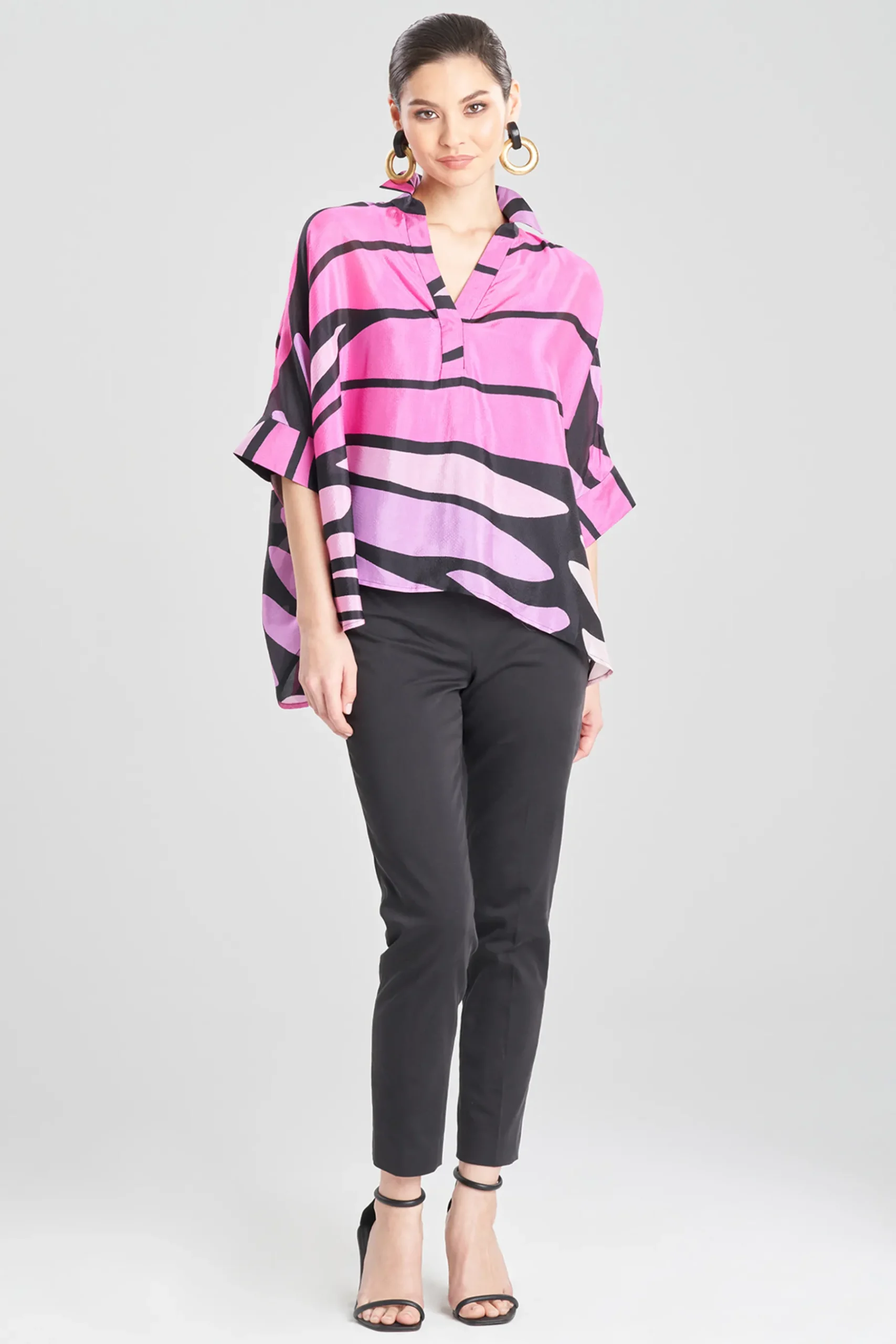 Natori Tops, Shirts & Tunics-Nagashi Obi Silk Top