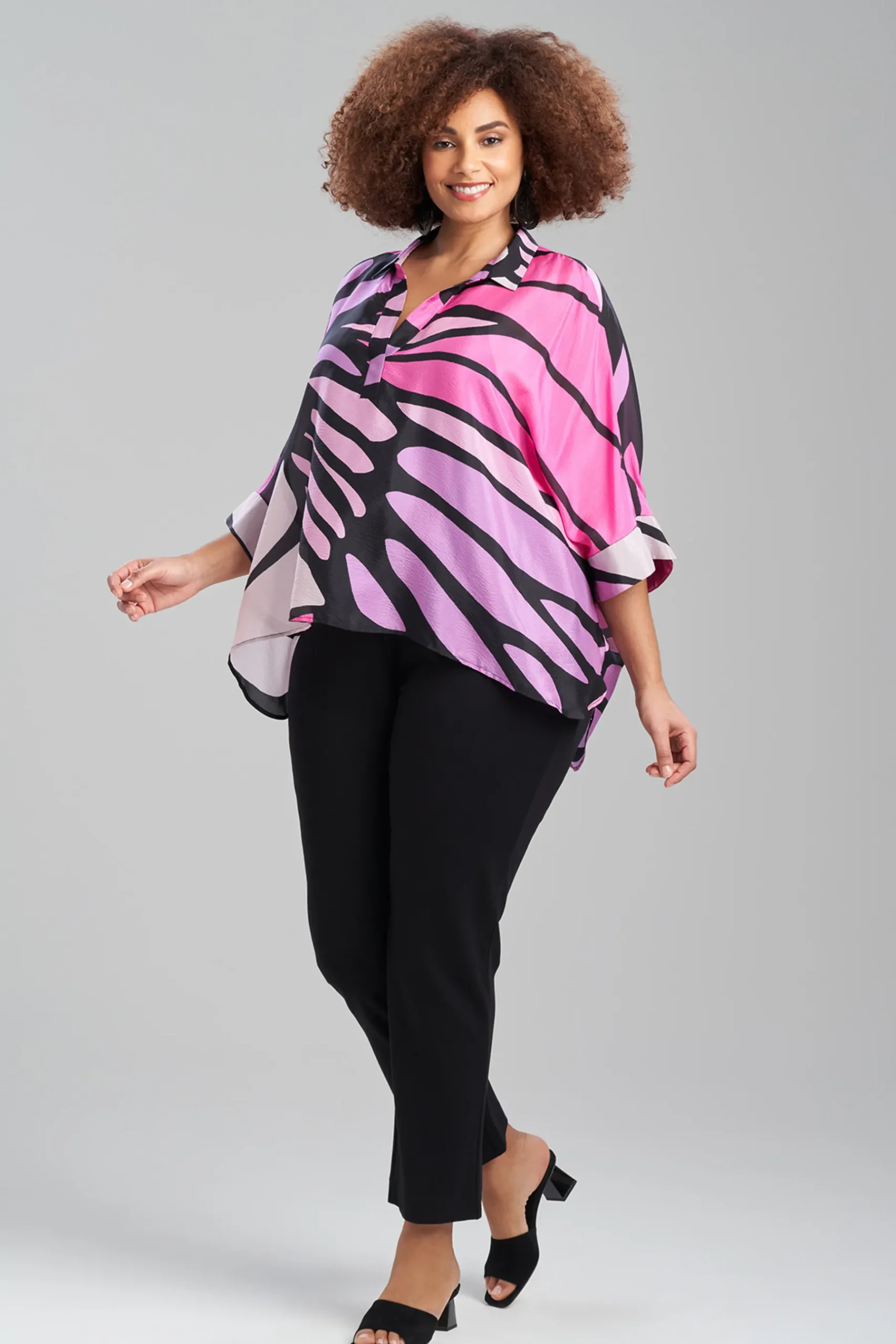 Natori Tops, Shirts & Tunics-Nagashi Obi Silk Top