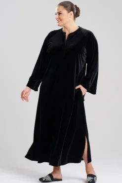 Natori Plus Sizes|Loungers-Natalie Mandarin Zip Lounger