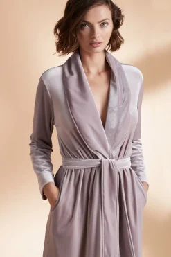Natori Plus Sizes|Robes & Kimonos-Natalie Velvet Robe