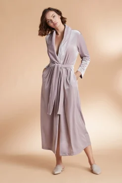 Natori Plus Sizes|Robes & Kimonos-Natalie Velvet Robe