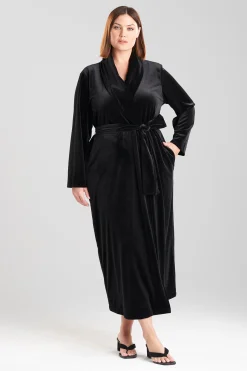 Natori Plus Sizes|Robes & Kimonos-Natalie Velvet Robe