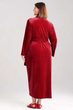 Natori Plus Sizes|Robes & Kimonos-Natalie Velvet Robe