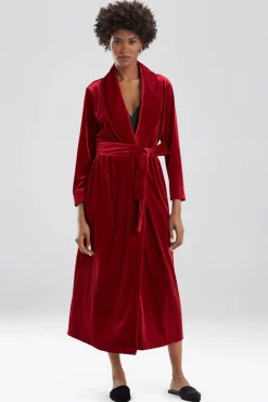 Natori Plus Sizes|Robes & Kimonos-Natalie Velvet Robe