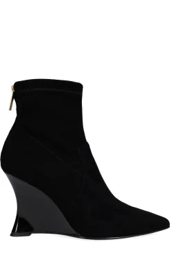 Natori Boots-Neko Suede Wedge Ankle Boot