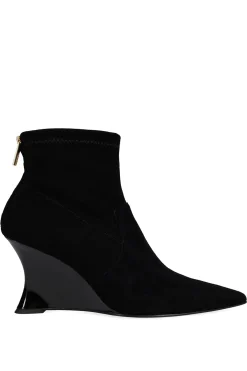 Natori Boots-Neko Suede Wedge Ankle Boot