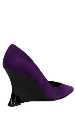 Natori Pumps-Nori Suede Wedge Pump