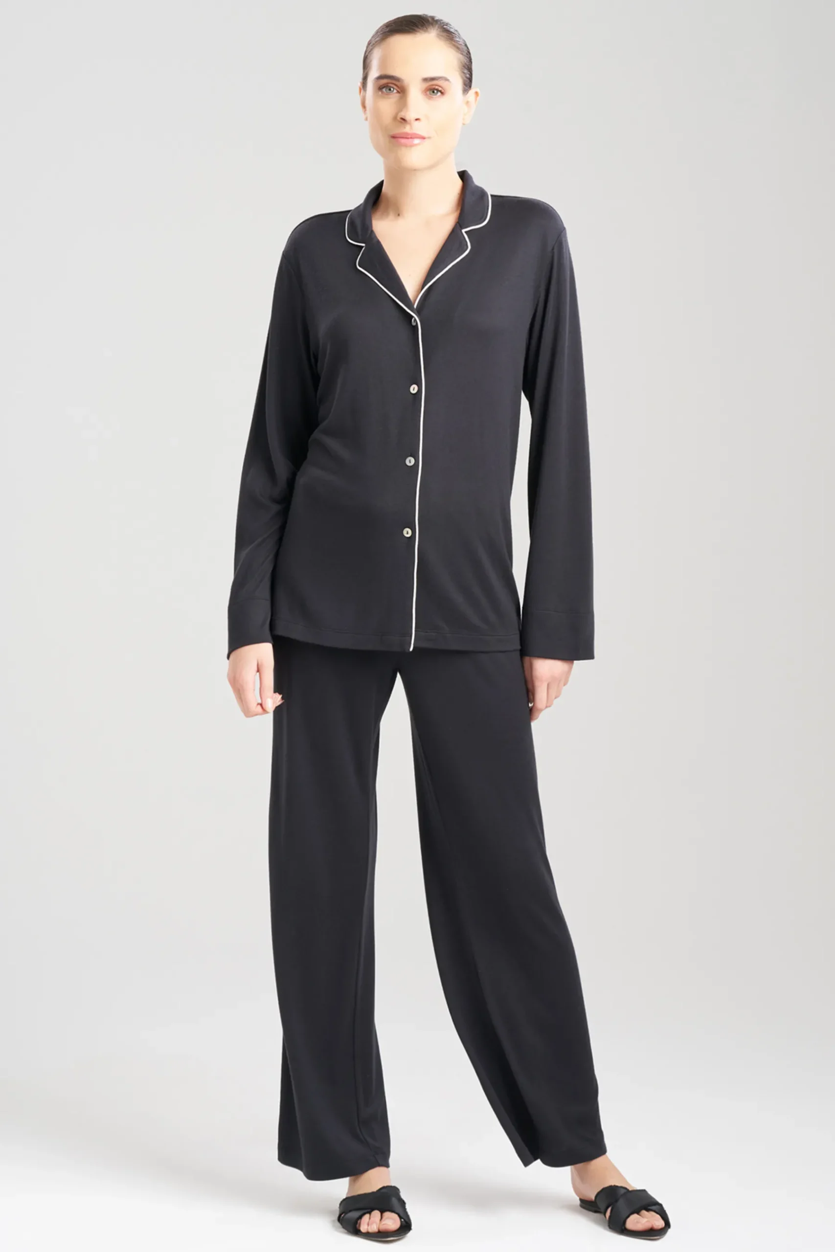 Natori Pajama Sets-Oasis Notch PJ