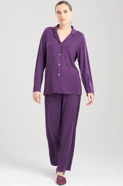 Natori Pajama Sets-Oasis Notch PJ