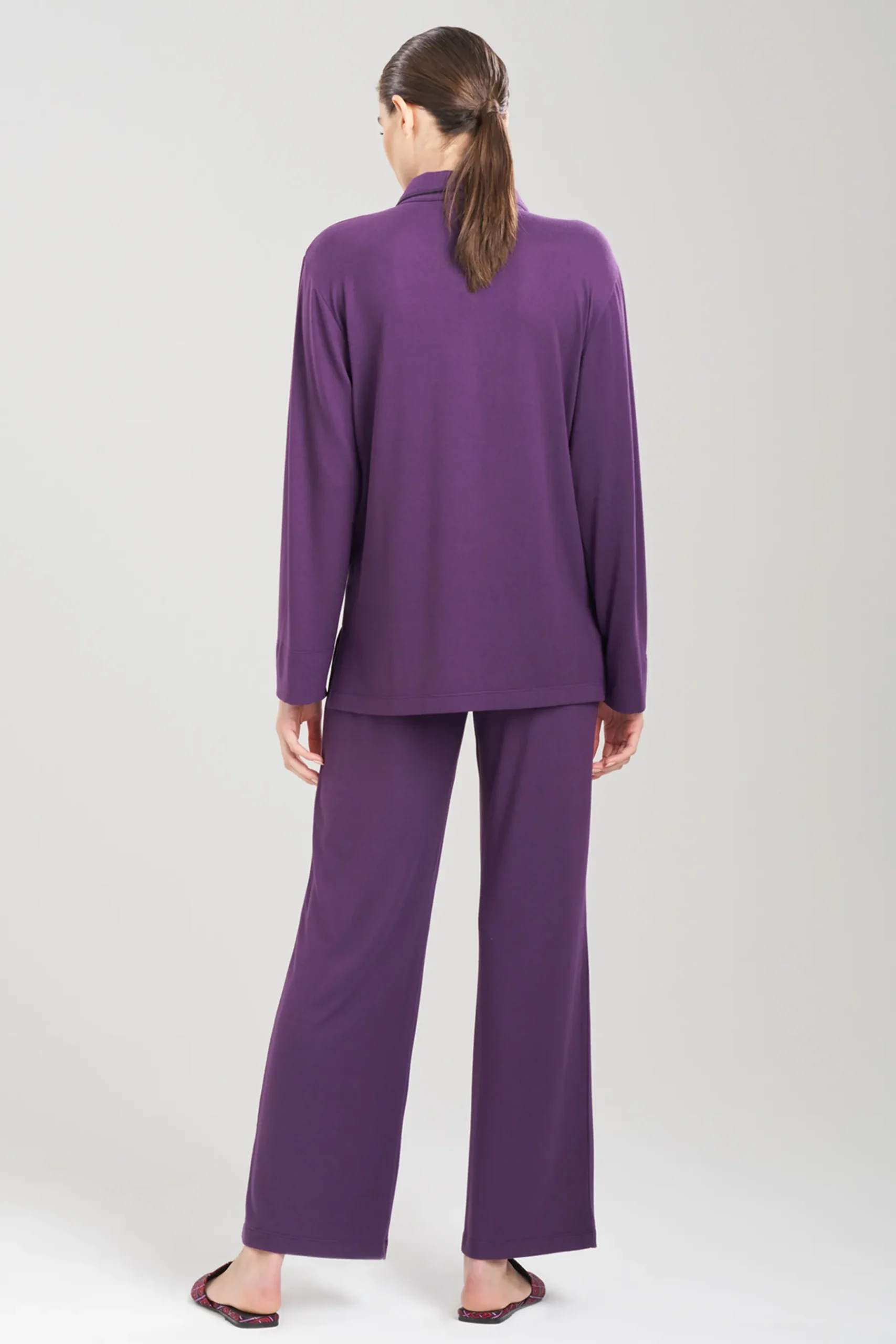 Natori Pajama Sets-Oasis Notch PJ