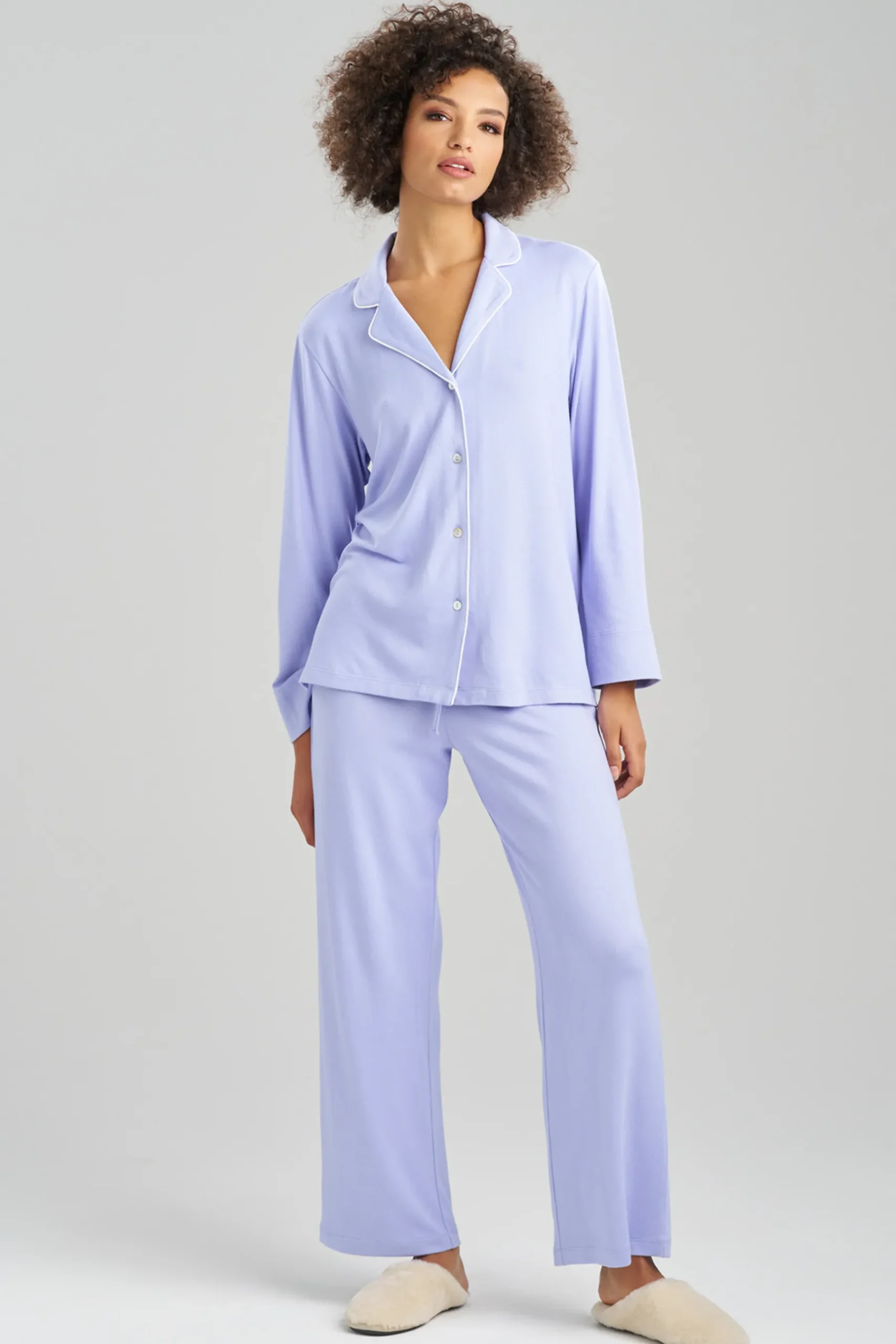 Natori Pajama Sets-Oasis Notch PJ