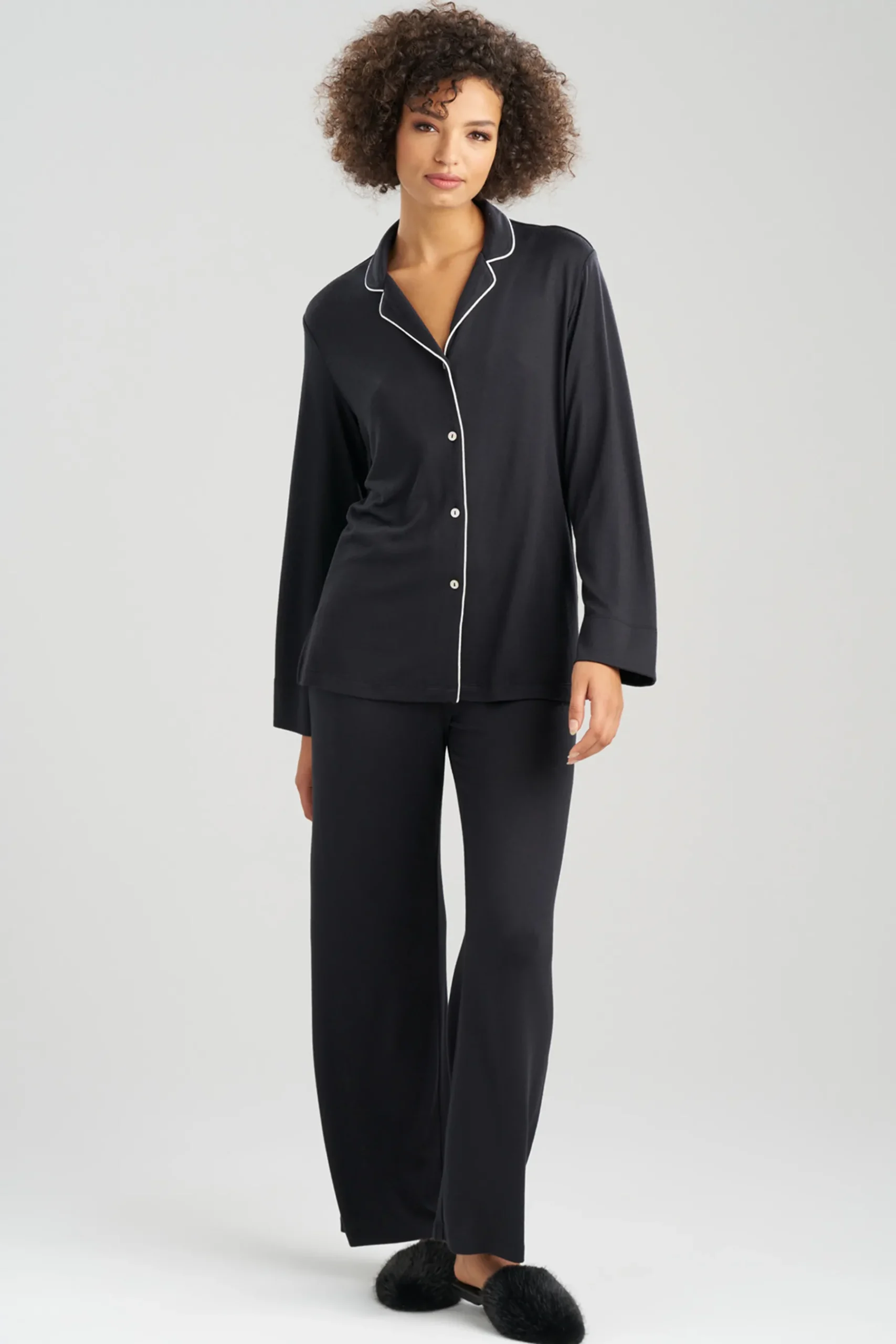 Natori Pajama Sets-Oasis Notch PJ