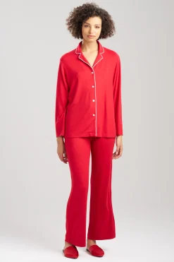 Natori Pajama Sets-Oasis Notch PJ