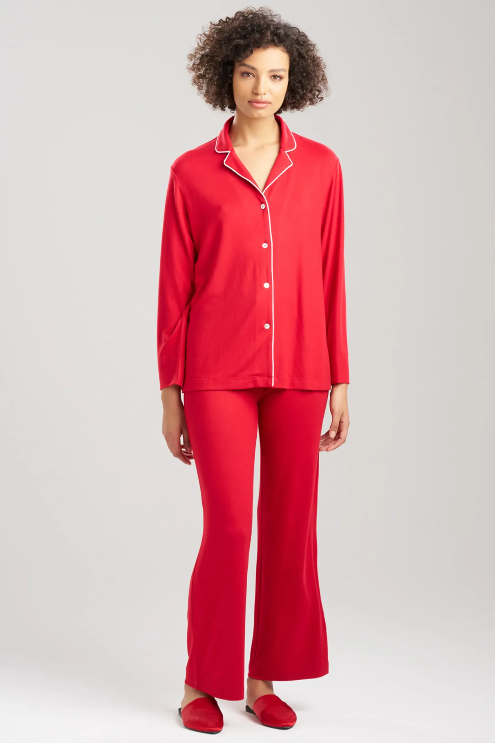 Natori Pajama Sets-Oasis Notch PJ