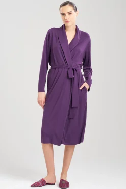 Natori Robes & Kimonos-Oasis Piped Collar Robe