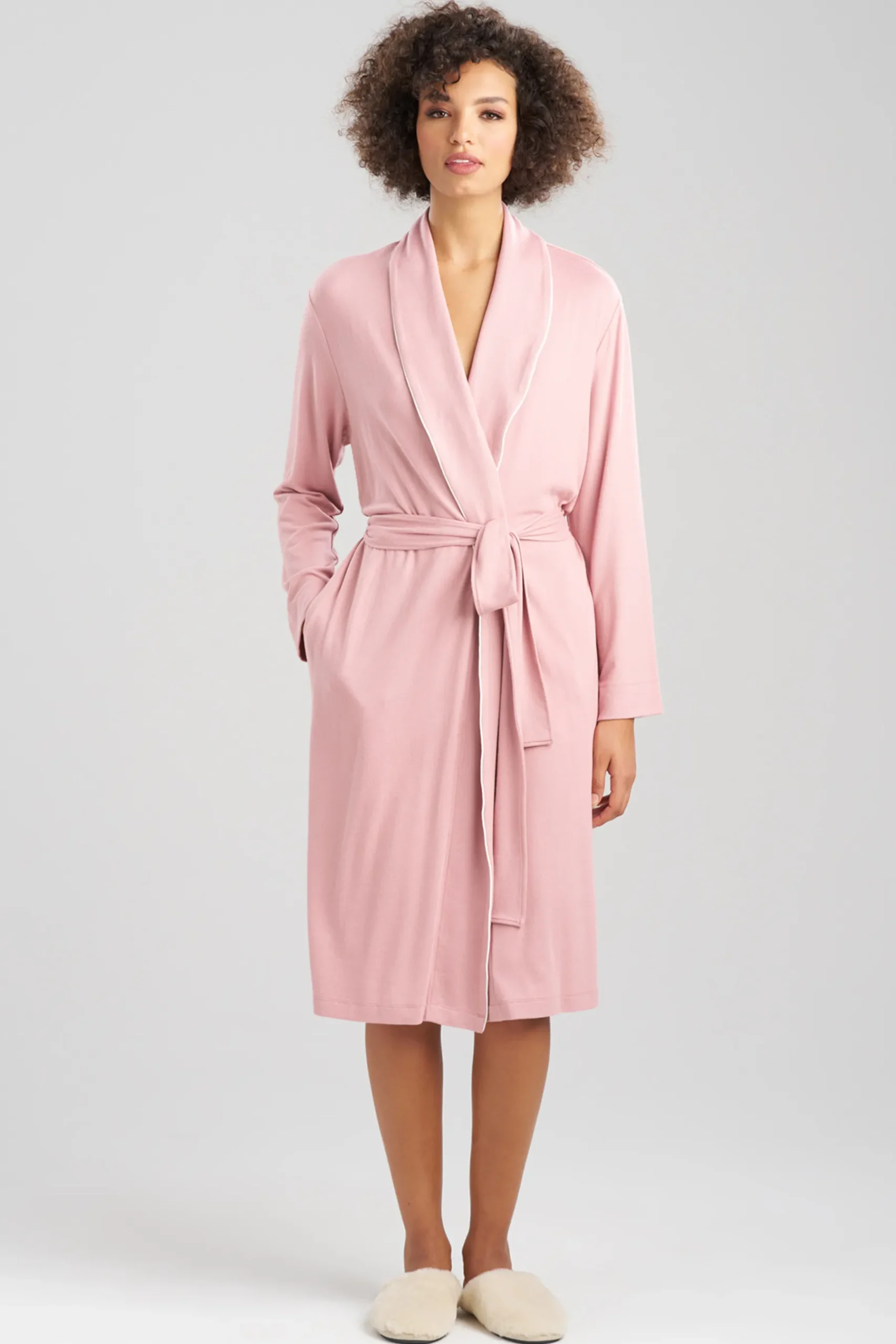Natori Robes & Kimonos-Oasis Piped Collar Robe