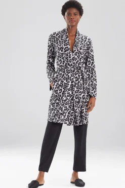 Natori Robes & Kimonos-Ombre Leopard Robe