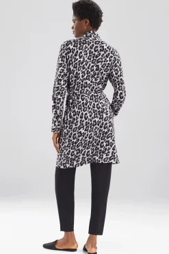 Natori Robes & Kimonos-Ombre Leopard Robe