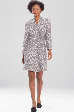 Natori Robes & Kimonos-Ombre Leopard Robe
