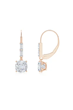 Natori Earrings|Orient Express-Orient Express Lab-Grown 14K Gold Cushion Diamond Earrings