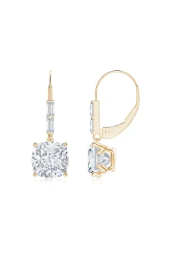 Natori Earrings|Orient Express-Orient Express Lab-Grown 14K Gold Cushion Diamond Earrings