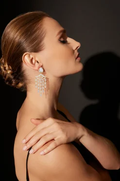 Natori Earrings|Orient Express-Orient Express Lab-Grown 14K Gold & Diamond Statement Earrings