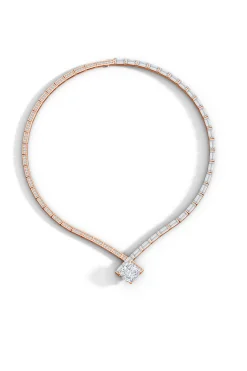 Natori Necklaces|Orient Express-Orient Express Lab-Grown 14K Gold & Cushion Diamond Statement Necklace