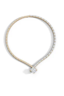 Natori Necklaces|Orient Express-Orient Express Lab-Grown 14K Gold & Cushion Diamond Statement Necklace