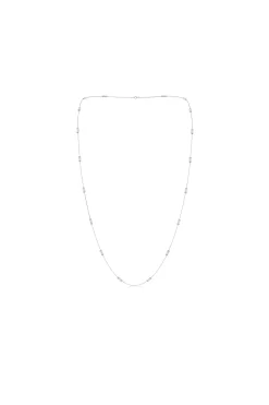 Natori Necklaces|Orient Express-Orient Express Lab-Grown 14K Gold Baguette & Diamond Station Chain Necklace