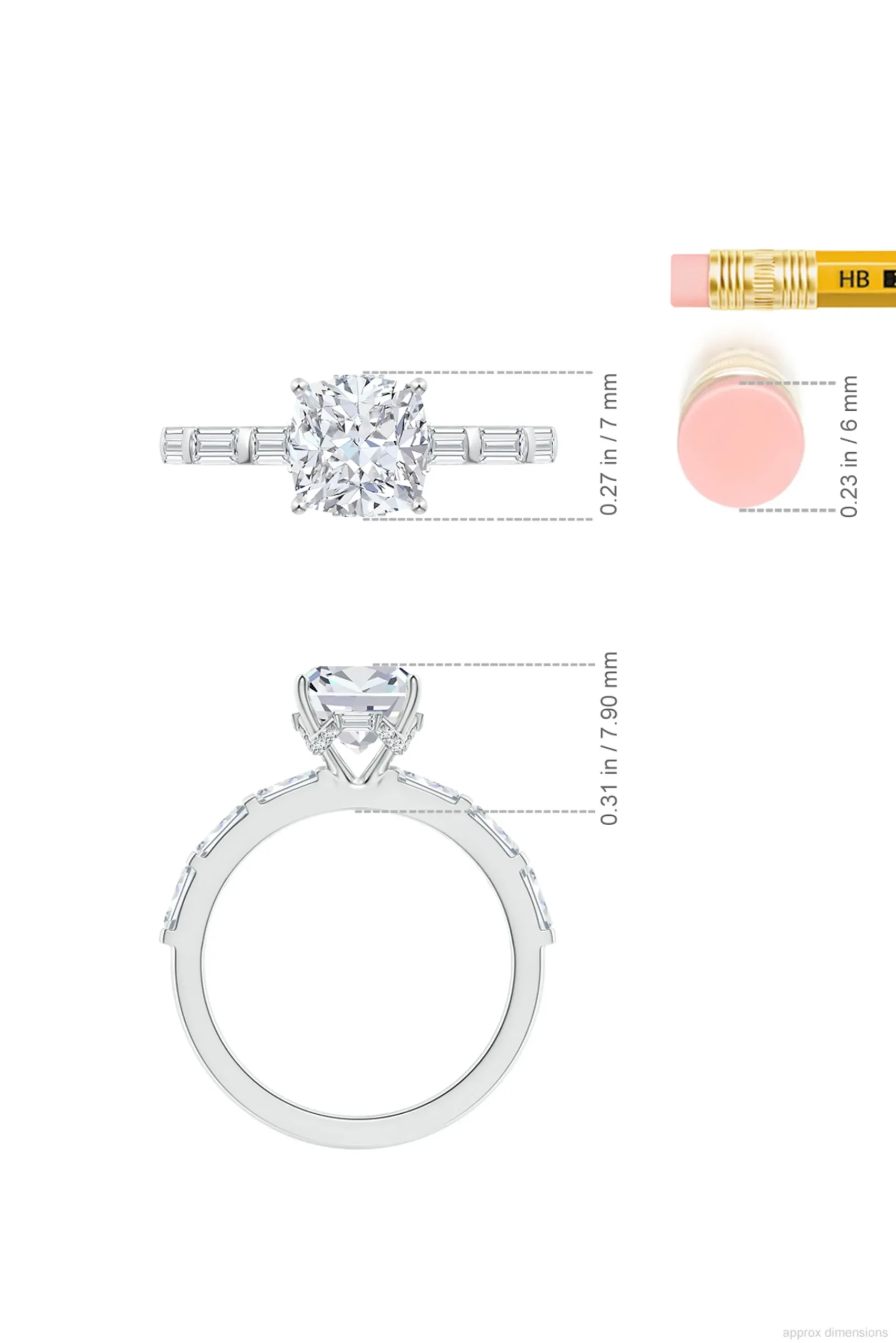 Natori Rings|Orient Express-Orient Express Lab-Grown 14K Gold & Cushion Diamond Solitaire Ring