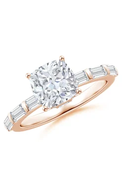 Natori Rings|Orient Express-Orient Express Lab-Grown 14K Gold & Cushion Diamond Solitaire Ring