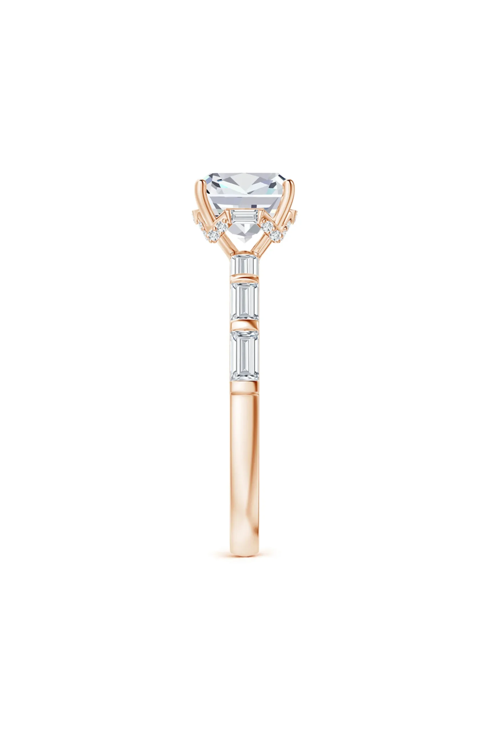 Natori Rings|Orient Express-Orient Express Lab-Grown 14K Gold & Cushion Diamond Solitaire Ring