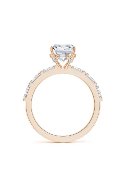 Natori Rings|Orient Express-Orient Express Lab-Grown 14K Gold & Cushion Diamond Solitaire Ring