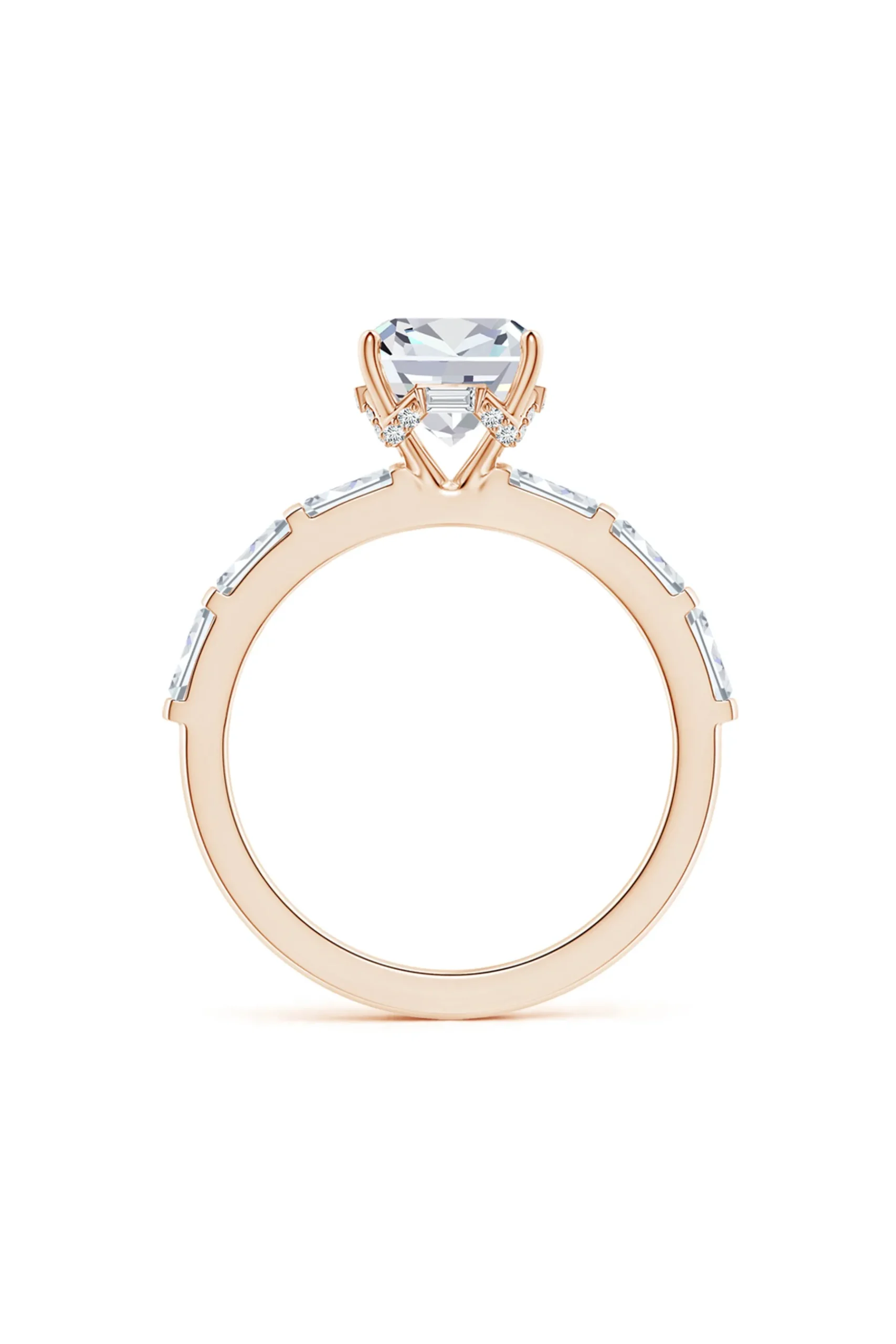 Natori Rings|Orient Express-Orient Express Lab-Grown 14K Gold & Cushion Diamond Solitaire Ring