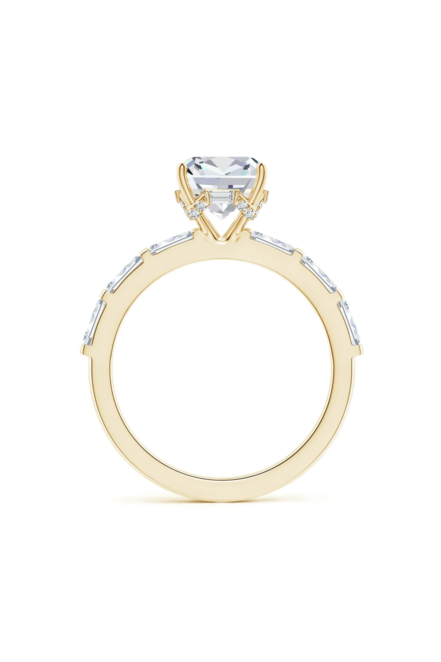 Natori Rings|Orient Express-Orient Express Lab-Grown 14K Gold & Cushion Diamond Solitaire Ring