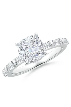 Natori Rings|Orient Express-Orient Express Lab-Grown 14K Gold & Cushion Diamond Solitaire Ring