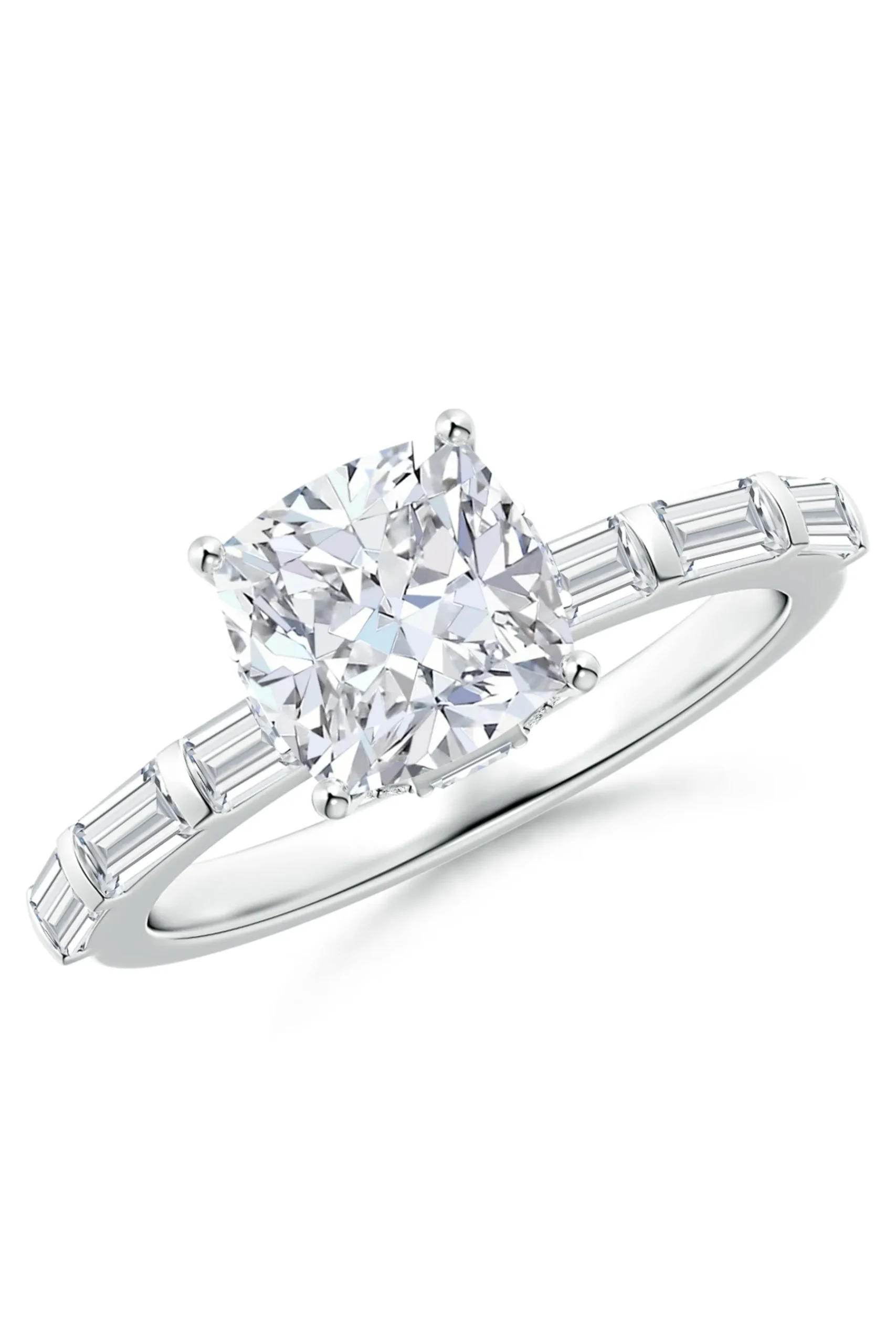 Natori Rings|Orient Express-Orient Express Lab-Grown 14K Gold & Cushion Diamond Solitaire Ring