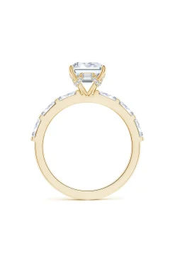 Natori Rings|Orient Express-Orient Express Lab-Grown 14K Gold & Emerald Cut Diamond Solitaire Ring