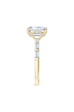 Natori Rings|Orient Express-Orient Express Lab-Grown 14K Gold & Emerald Cut Diamond Solitaire Ring