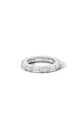 Natori Rings|Orient Express-Orient Express Lab-Grown 14K Gold Baguette & Cushion Diamond Eternity Band
