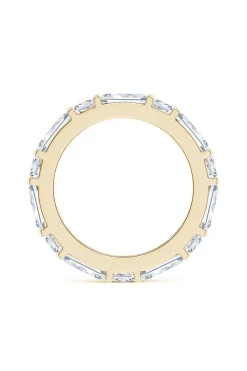 Natori Rings|Orient Express-Orient Express Lab-Grown 14K Gold Baguette & Cushion Diamond Eternity Band