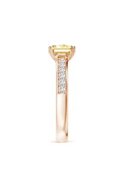 Natori Rings|Orient Express-Orient Express Lab-Grown 14K Gold With White & Yellow Diamond Two Stone Ring