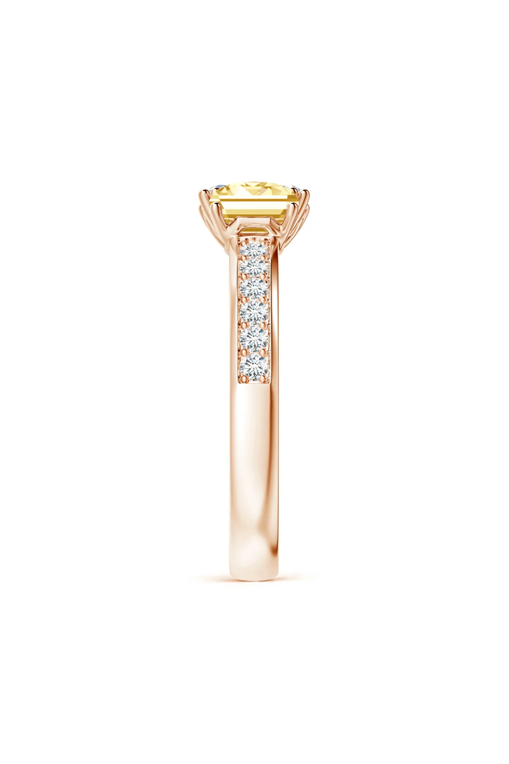 Natori Rings|Orient Express-Orient Express Lab-Grown 14K Gold With White & Yellow Diamond Two Stone Ring